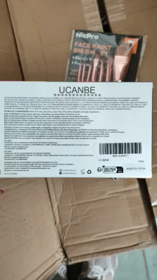 Paleta Pintura Facial Corporal UCANBE 20 Colores