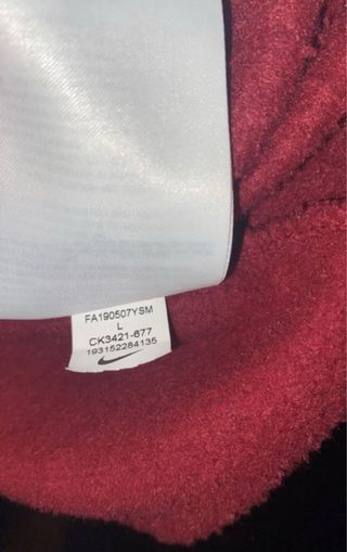 Sudadera Nike Roja con Logo