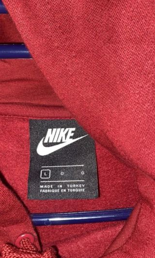 Sudadera Nike Roja con Logo