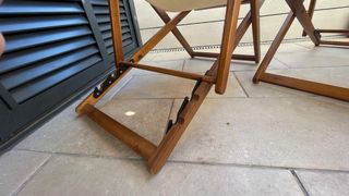 2 Hamacas de Madera y Tela para Terraza