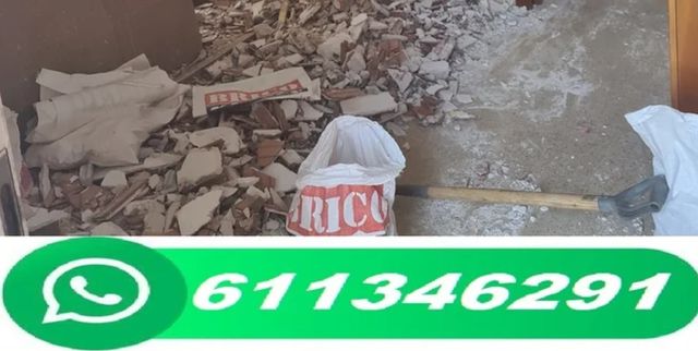 Retirada.Escombros.Voluminosos.Trastos