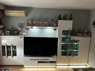 Mueble modular salón moderno blanco