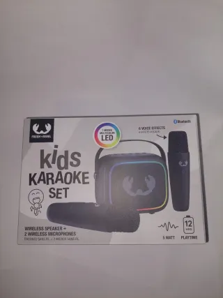 Set Karaoke Fresh Rebel 2 Micrófonos