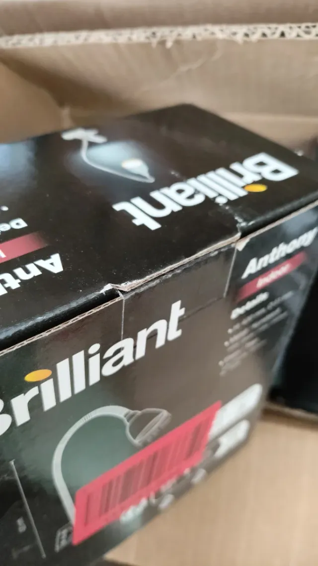 Lámpara LED Anthony con clip