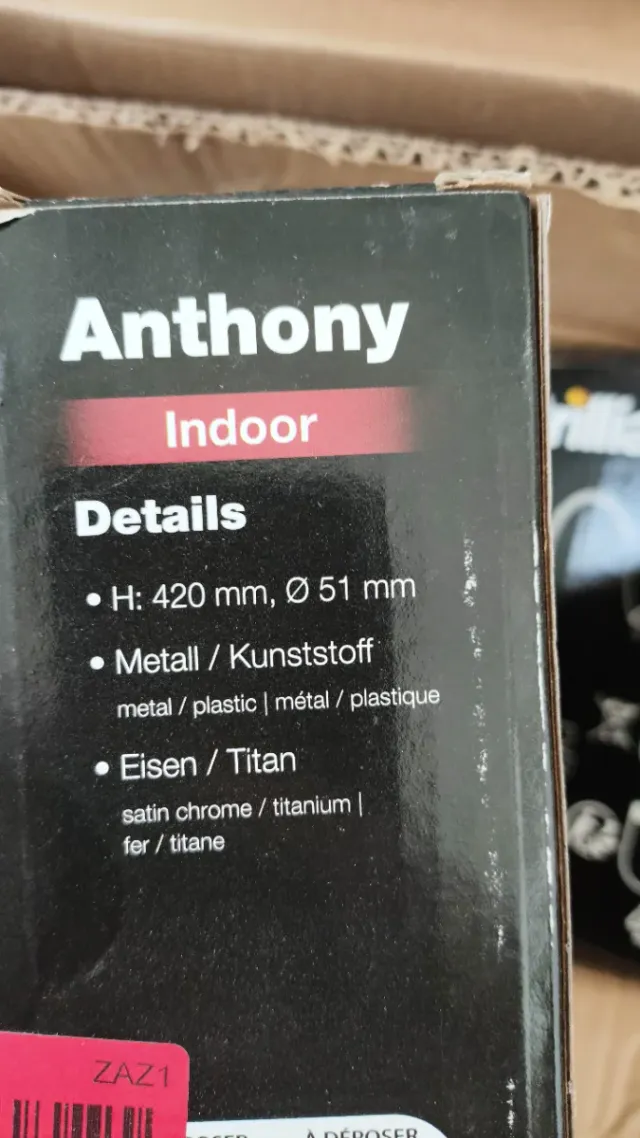 Lámpara LED Anthony con clip