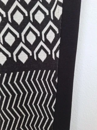 Pantalón punto elástico estampado