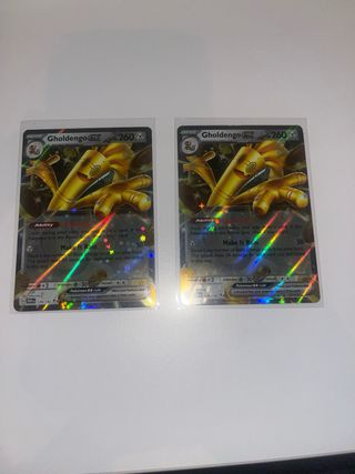 2 Cartas Pokémon Gholdengo ex