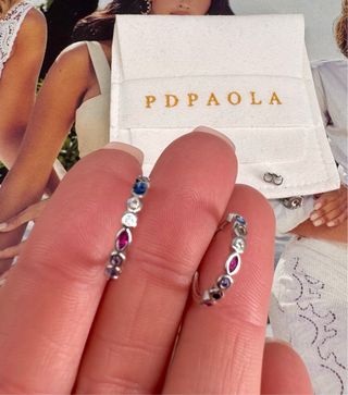 Pendientes PDPAOLA Multicolor Plata