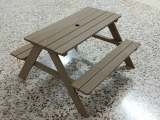 Banco picnic infantil madera