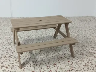 Banco picnic infantil madera