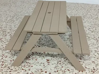 Banco picnic infantil madera