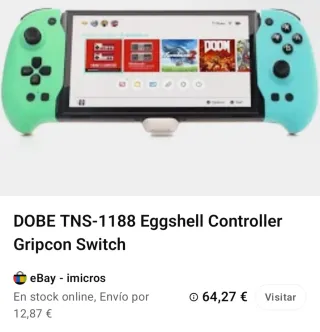 DOBE Eggshell Controller para Switch y OLED