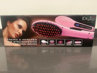 Cepillo Alisador idTalian Rosa y Blanco