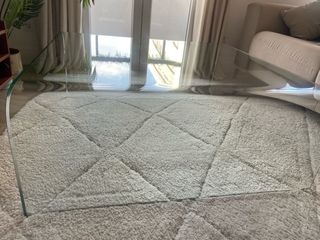 Mesa de centro de cristal