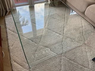 Mesa de centro de cristal