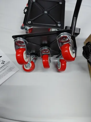 Kit 3 Carrinhos de Transporte com Luvas