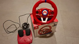 Volante y Pedales Mario Kart Racing Wheel Pro Mini