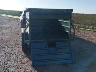 Remolque basculante hidr. doble eje 220x140