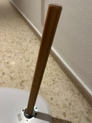 Mesita auxiliar geométrica madera