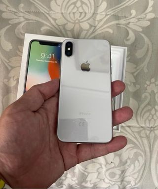 iPhone X 256GB Argento - Batteria 100%
