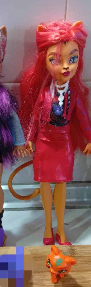 Muñecas Toralei Stripe y Clawdeen Monster High