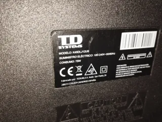 TD Systems K45DLJ12US TV