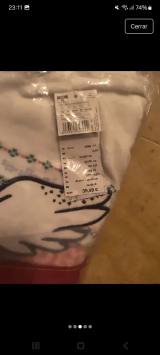 Pijama Harry Potter Talla xs