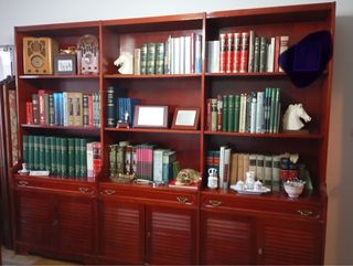 Estantería modular madera con almacen