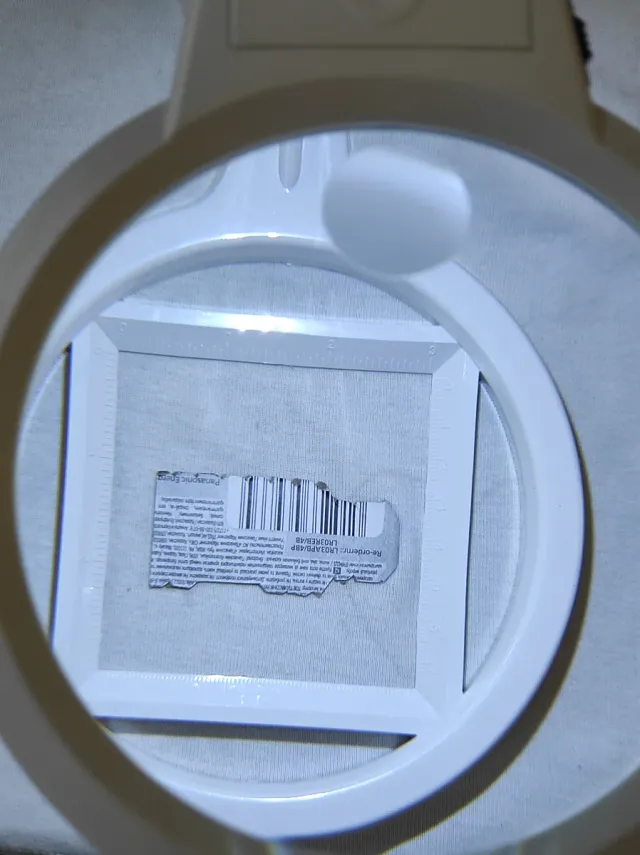 Lupa pieghevole con luce, 2 lenti e plotter