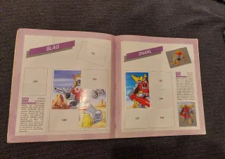 Album Cromos Panini Transformers años 80