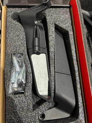 Espejos Retrovisores Moto Negros