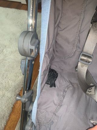 Silla de paseo Bebecar azul y gris