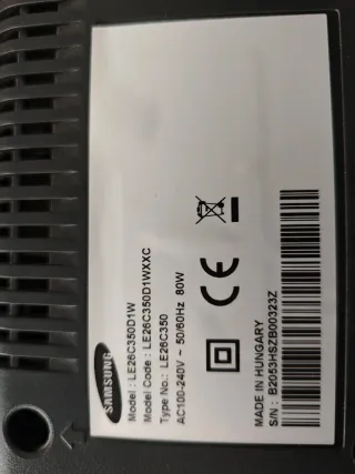 Televisión Samsung 26