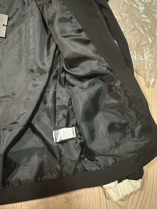 Cortavientos The North Face Negro y Crema