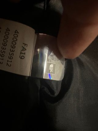 Cortavientos The North Face Negro y Crema