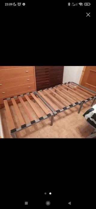 Somier plegable