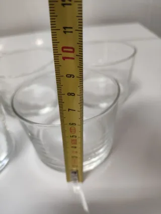 5 Vasos chiquitos de cristal