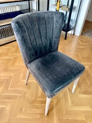 Sedie da pranzo grigie