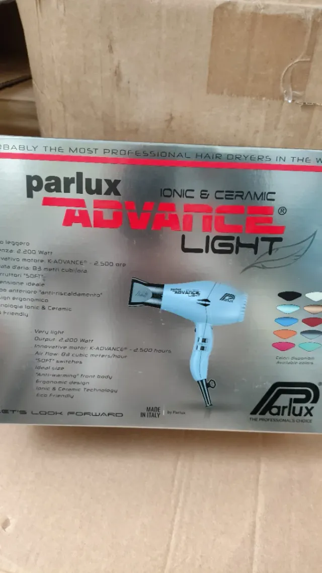 Parlux Advance Light Secador Negro