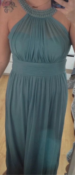 Vestido fiesta largo mujer