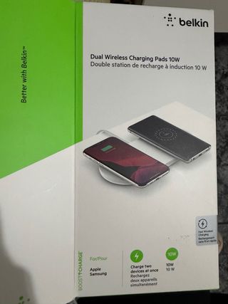 Cargador Doble Inalámbrico Belkin 10W