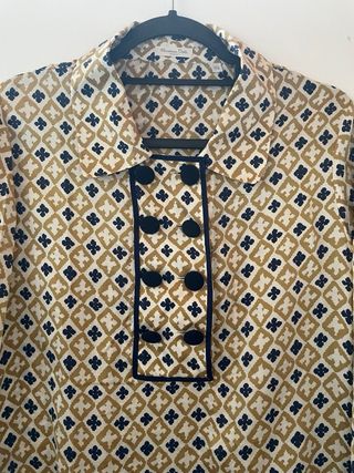 Blusa Massimo Dutti Estampada Talla 42