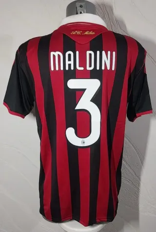 Maglia Calcio Milan Maldini N.3