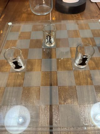 Set Scacchi da Bere in Vetro
