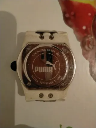 Reloj Puma Caballero Negro y Blanco