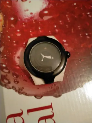 Reloj Puma Caballero Negro y Blanco