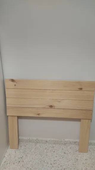 Cabecero de cama de madera 90..