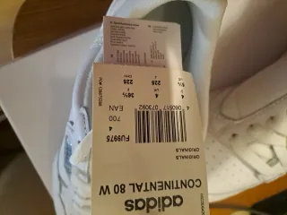 Zapatillas Adidas Continental 80 W Blancas