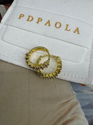 Pendientes PDPAOLA plata de ley y baño de oro