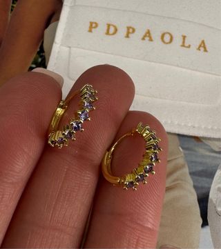 Pendientes PDPAOLA plata de ley y baño de oro